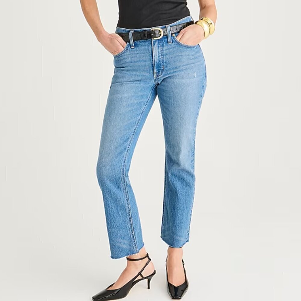 J. Crew full length demi boot cut jeans